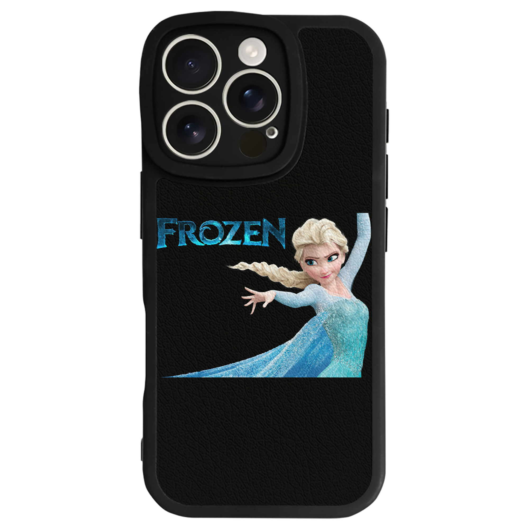 （画像用） アナと雪の女王 アンナ エルサ Frozen Anna Elsa 【iPhone 16シリーズ対応】シリコンスマホケース（レザー調） 材質：シリコン